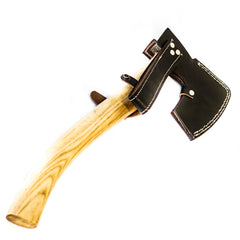 Viking Ax / Battle Ax-Handmade High Carbon Damascus Steel Ax / Axe- 18" - Battling Blades