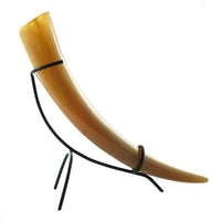 Viking Drinking Horn- Large with Stand - 16 Fl Oz