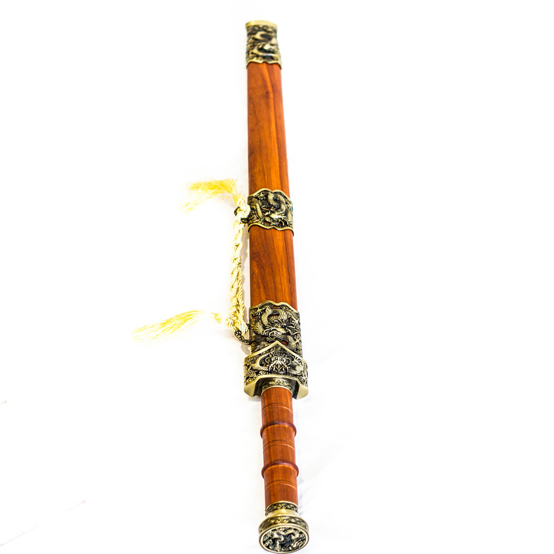 Han Jian Sword- High Carbon 1095 Steel Sword- 30"- Bamboo Sword