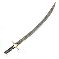 Arabian Scimitar Sword- Arabian Sword- High Carbon Damascus Steel Sword-37"
