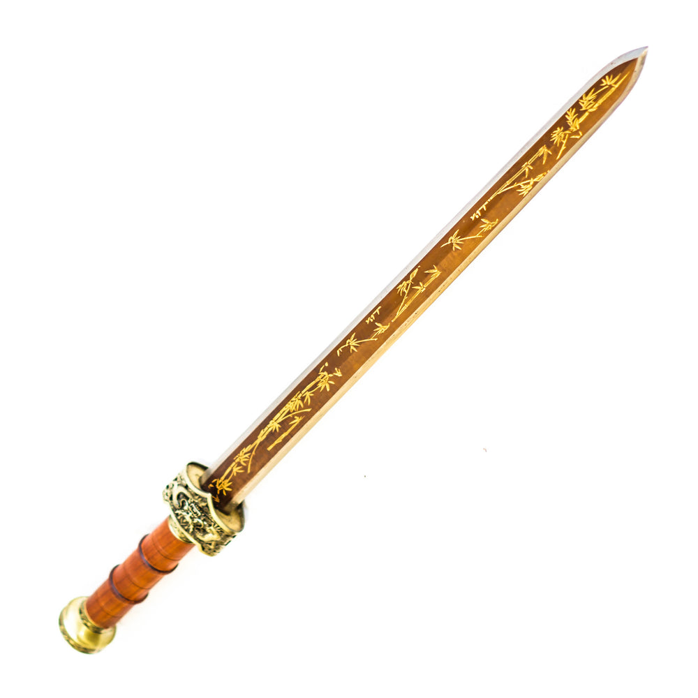 Han Jian Sword- High Carbon 1095 Steel Sword- 30"- Bamboo Sword