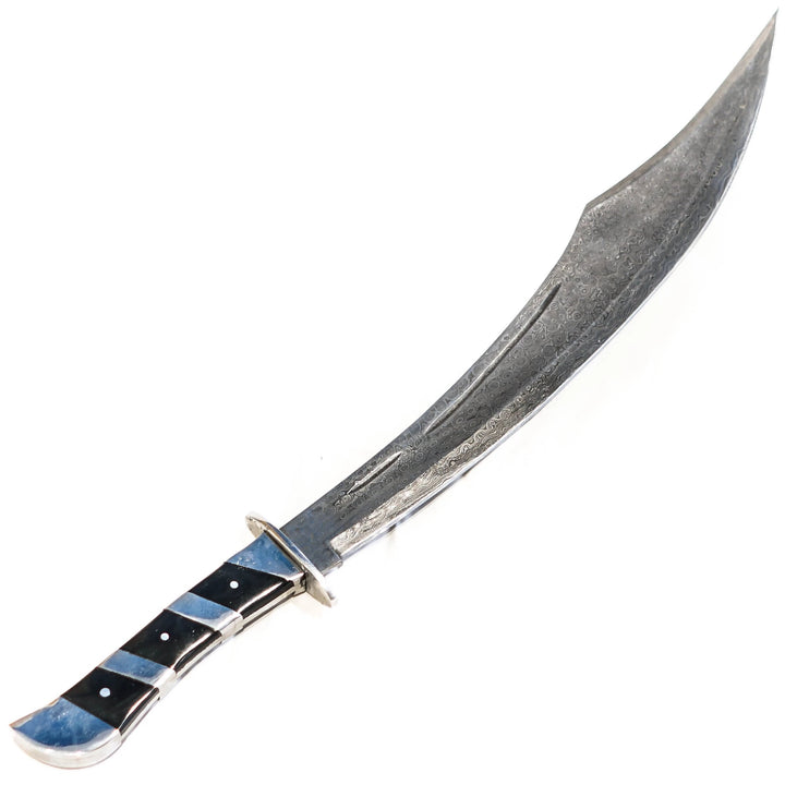 Arabian Scimitar - High Carbon Damascus Steel Blade -27"