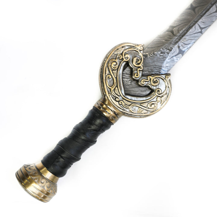 Longsword/ Spanish King Sword- High Carbon Damascus Steel Sword- 37"