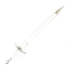 White Longsword- High Carbon 1095 Steel Sword With Clay Temper- 44" - Battling Blades