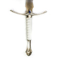 White Longsword- High Carbon 1095 Steel Sword With Clay Temper- 44"