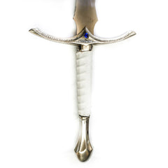 White Longsword- High Carbon 1095 Steel Sword With Clay Temper- 44" - Battling Blades