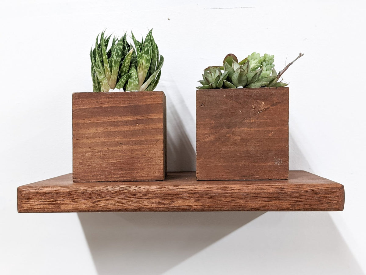 Floating Shelves | Customize Your Size | Mahogany - Battling Blades