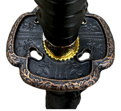 Katana - Blended Damascus Steel Sword- 40.5" - Battling Blades