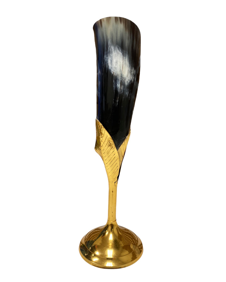 Horn Goblet- 4oz- Gold