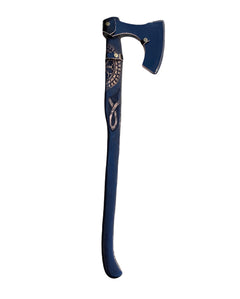 Viking Axe - Scandinavian Bearded Axe- Long Ax- High Carbon 1095 Steel- 34" - Battling Blades