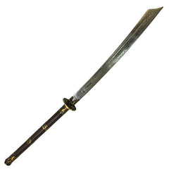 Zhan Ma Dao - High Carbon Damascus Steel - Da Dao Sword Horse Chopping Sword - 40" - Battling Blades