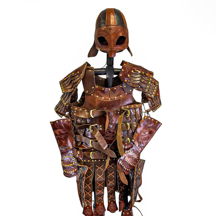 English Suit of Armor- Wearable Leather Viking Armor