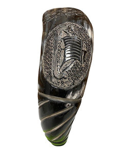 Viking Horn- Viking Ship Drinking Horn- 14 oz - Battling Blades