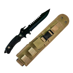 Survival Knife- Outdoor Knife- Camping Knife- Stainless Steel - 14" - Battling Blades