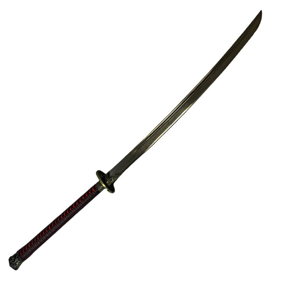 Red Katana Sword- High Carbon 1095 Steel Sword - Samurai Sword- 46" - Battling Blades