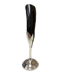 Horn Goblet- 4oz- Silver - Battling Blades