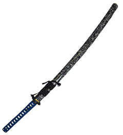 Blue Katana Sword- High Carbon 1095 Steel Sword with Clay Temper Blade - 40.5" - Battling Blades