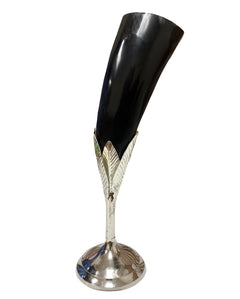 Horn Goblet- 4oz- Silver - Battling Blades