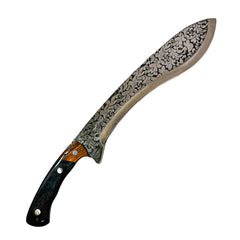 Large Gurkha Kukri Knife- Flower Stainless Steel- 20" - Battling Blades