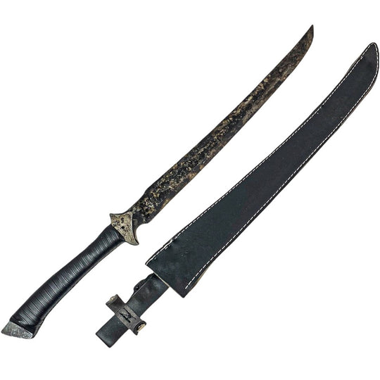 Falchion Sword- High Carbon 1095 Steel Sword- 31"- Antique Style Curved Sword
