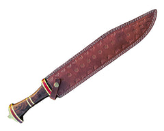 Viking Sword- High Carbon Damascus Steel Sword- 21" - Battling Blades