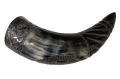 Viking Horn- Viking Ship Drinking Horn- 14 oz - Battling Blades