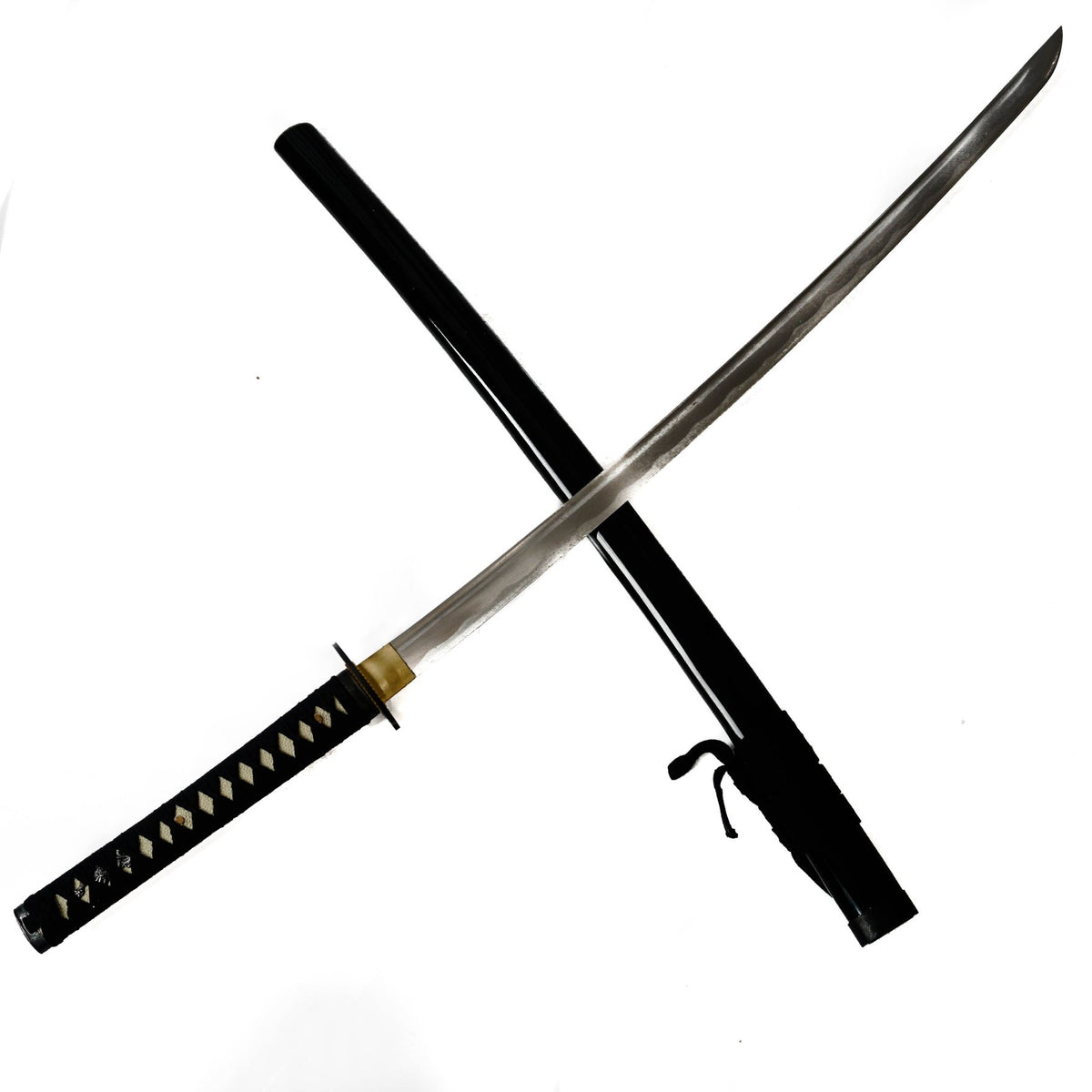 Katana Sword- Patterned High Carbon Damascus Steel Sword- 40.5"- Samurai Sword - Battling Blades