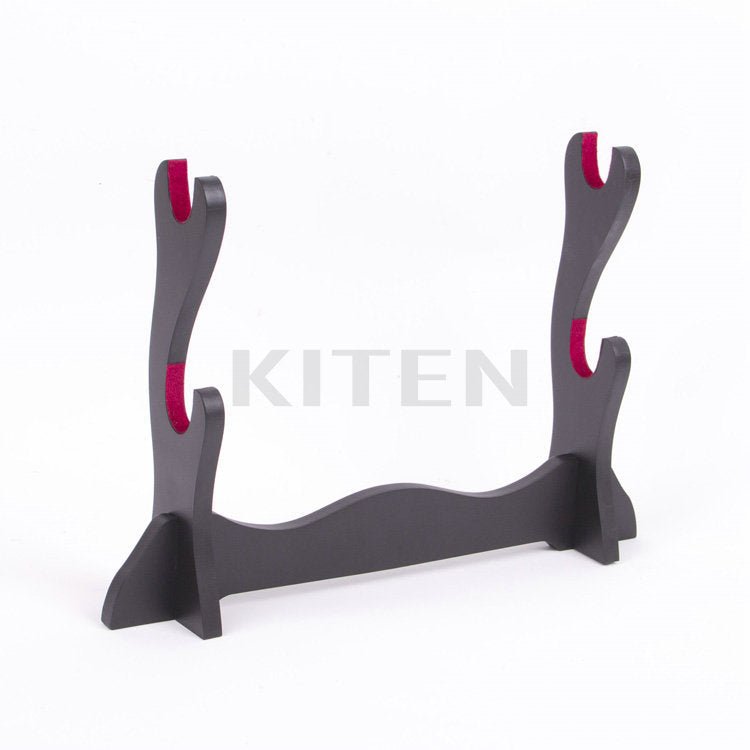 Two Sword Stand with Red Velvet - Battling Blades